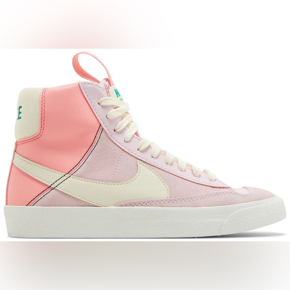 Nike Blazer Mid '77 High Top Shoes SE GS Dance Pink Foam Big Kid - Picture 6 of 9